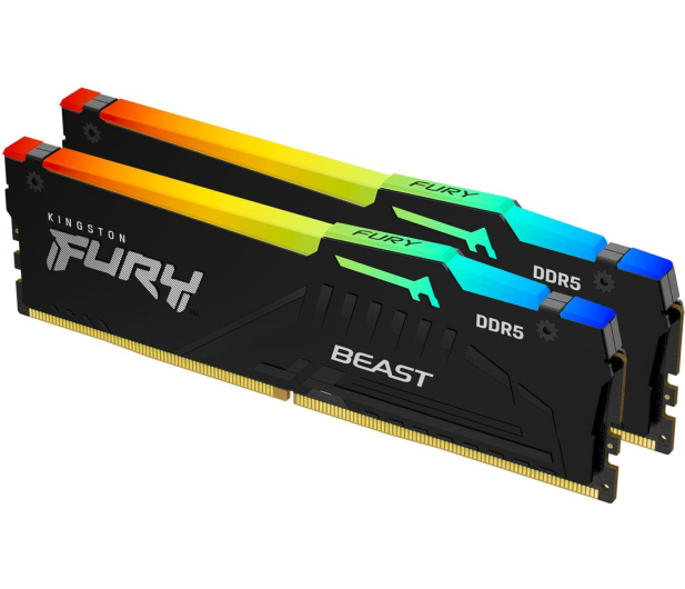 KINGSTON DDR5 Fury Beast Black RGB 64GB (2*32GB)/6000 CL36 EXPO KF560C36BBEAK2-64 - 1116193 - zdjęcie 2
